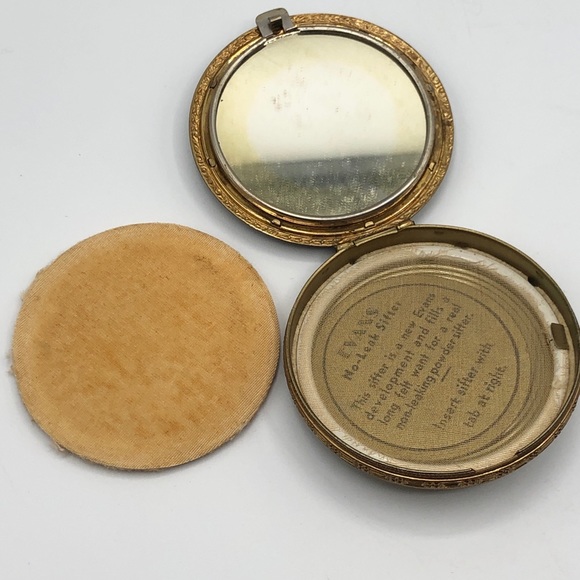 Evans Embroidery Petit Point Beaded Mirror Compact - Picture 7 of 7